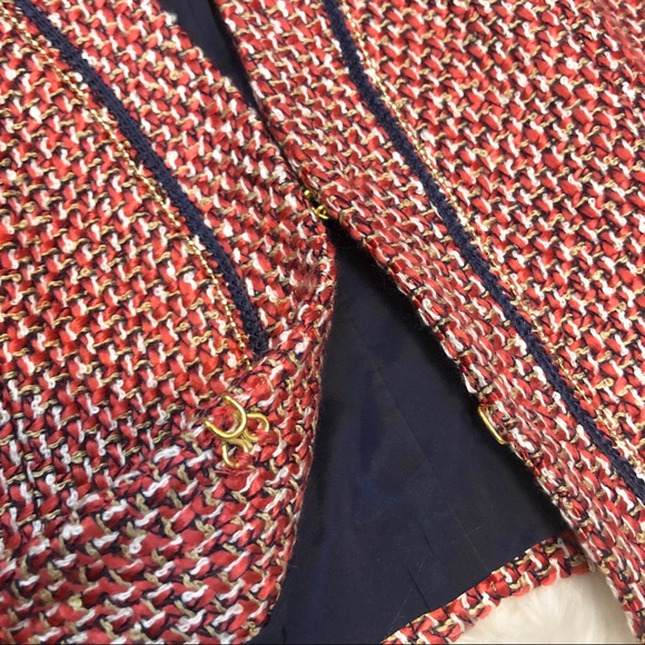 NEW Cache Tweed Wool Vest/ Waistcoat - Picture 4 of 6